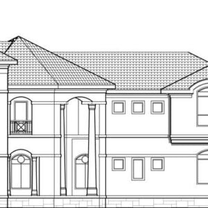 Two Story House Plan C5221