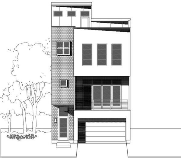 Townhouse Plan E3214 A1.1