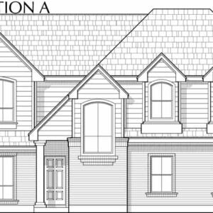 Two Story House Plan C6239 A