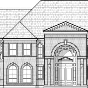 Two Story House Plan D0170