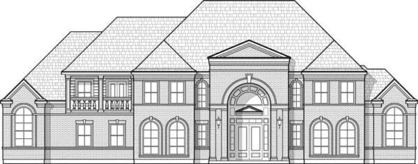 Two Story House Plan D0170