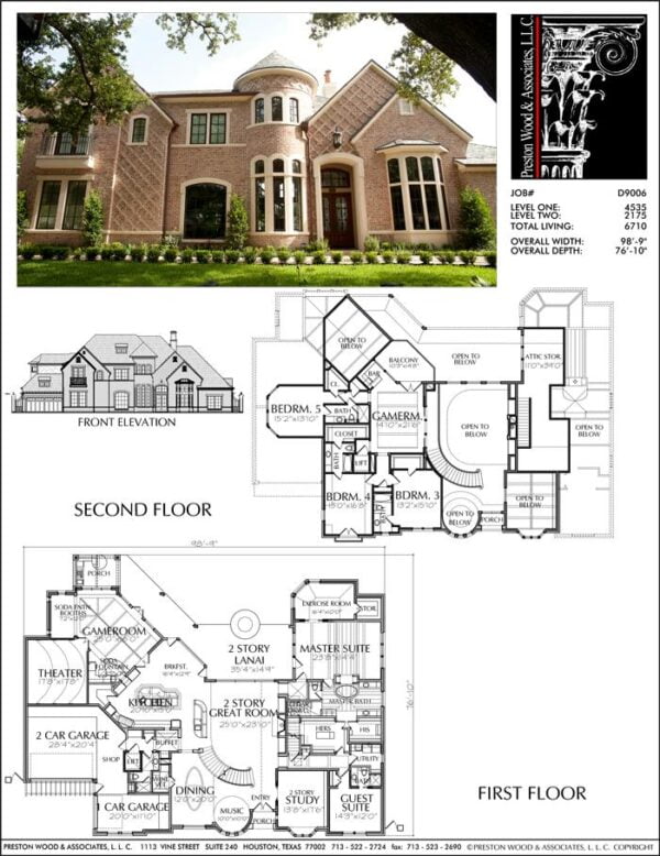 Two Story House Plan D9006