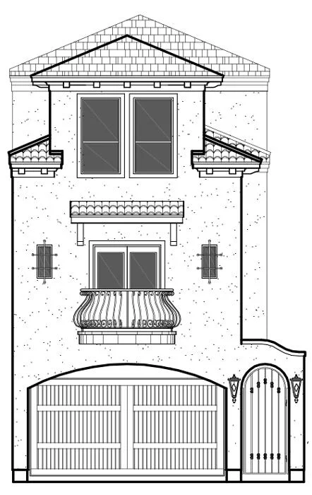 Townhouse Plan E1161 A2