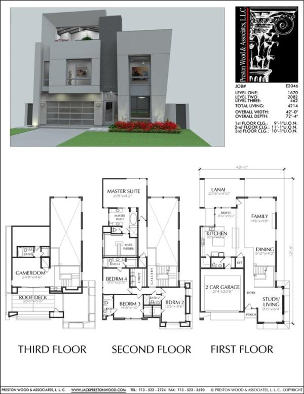 Urban House Plan E2046