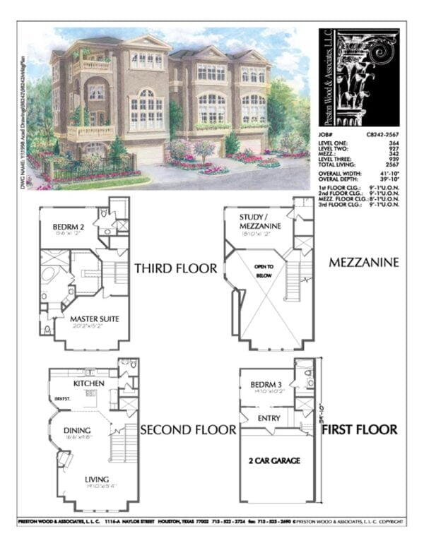 Duplex Townhome Plan C8242