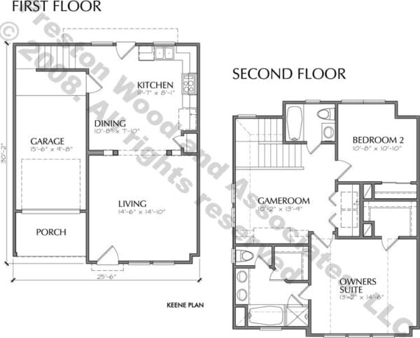 Two Story House Plan D3138