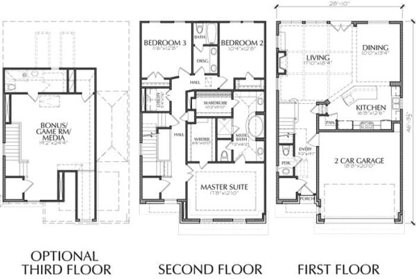 Townhouse Plan E1155 A2.3L