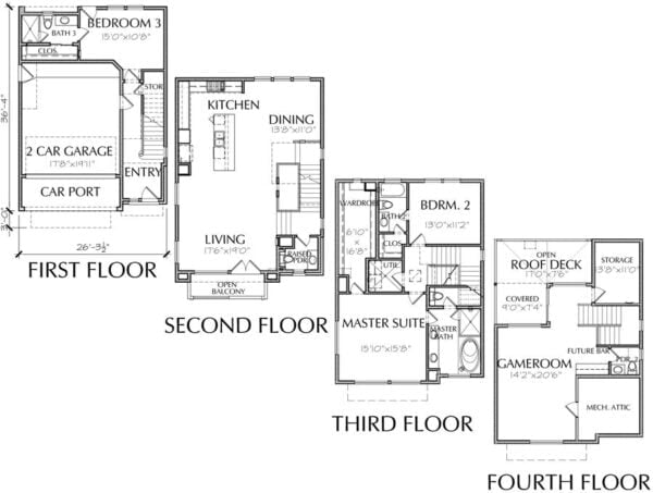 Townhouse Plan E2024 B1.1