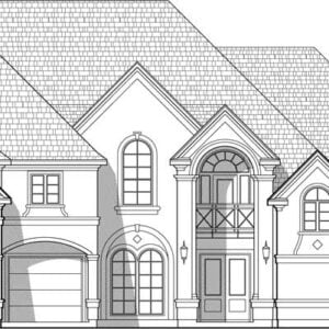 Two Story House Plan C8190