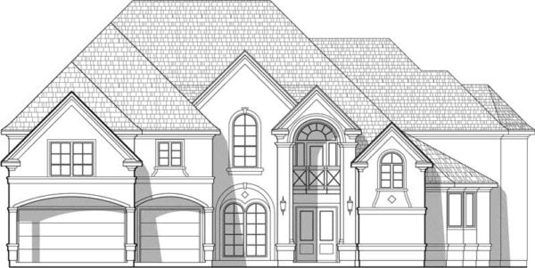 Two Story House Plan C8190