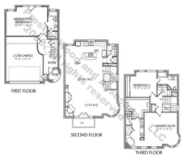 Townhome Plan C9263 B