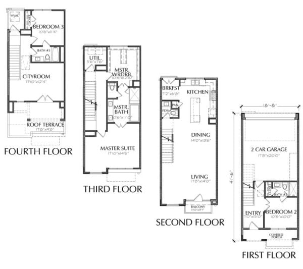 Townhouse Plan E2237 B2.1