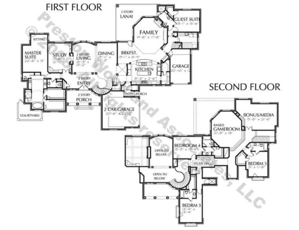 Two Story Home Plan aD3191