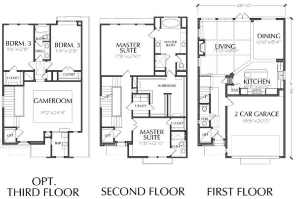 Townhouse Plan E0108 A3.4