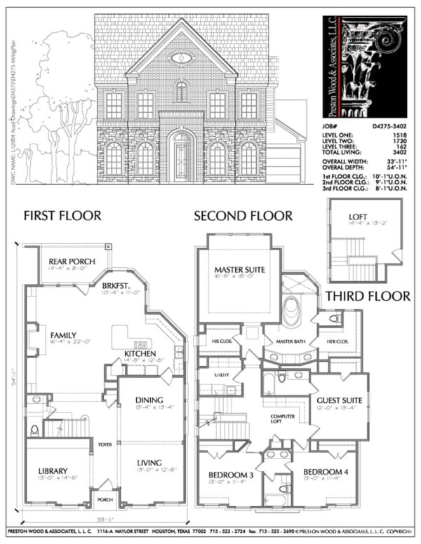 Urban House Plan D4275