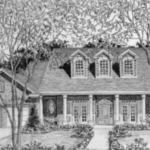 Two Story House Plan C6155