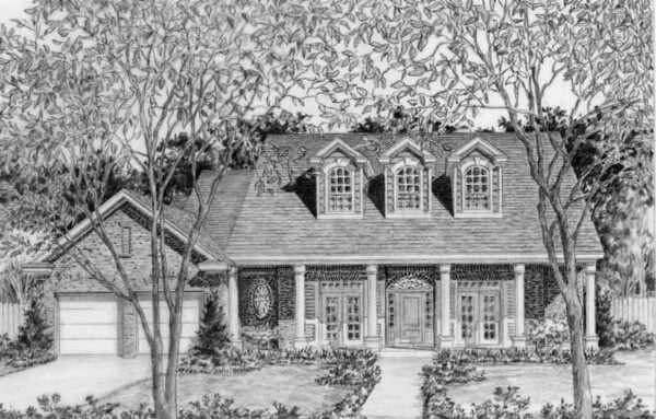 Two Story House Plan C6155