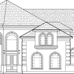 Two Story House Plan C7022