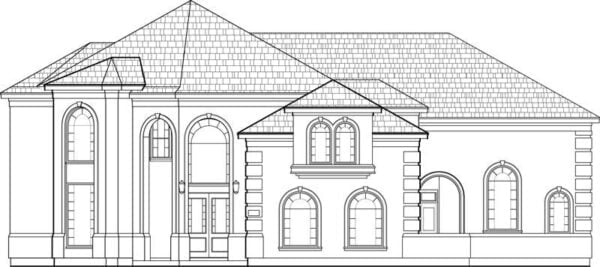 Two Story House Plan C7022