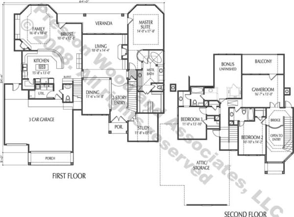 Two Story House Plan D0003