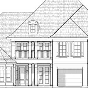 Two Story House Plan C7161