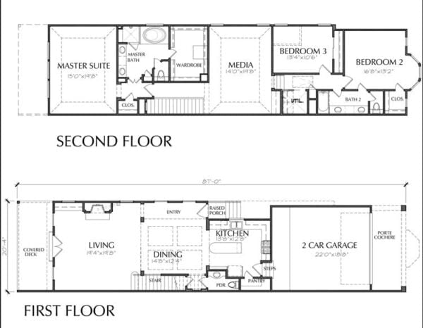 Townhouse Plan E2027 A1.2