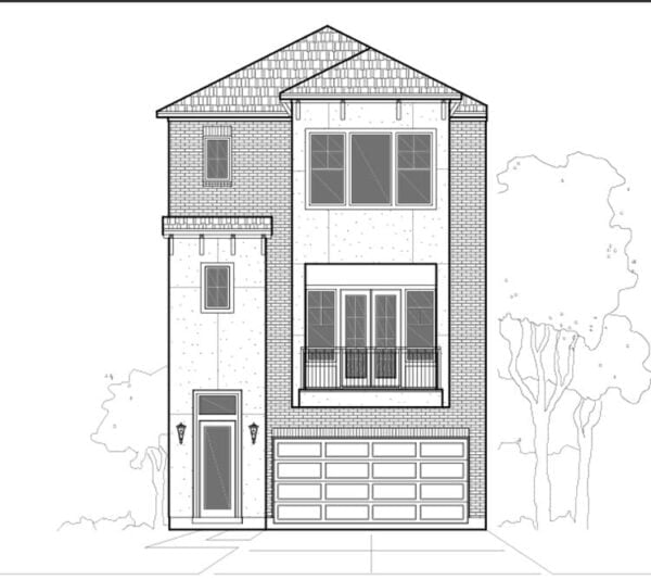 Townhouse Plan E1208 A2.1