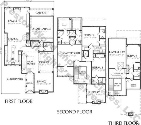 Two Story Home Plan D0324