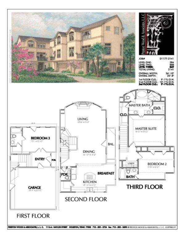 Townhouse Plan D1177