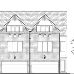 Duplex Townhouse Plan E6134