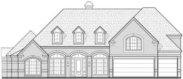 Two Story House Plan D0082