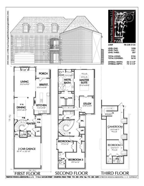 Urban House Plan C8238