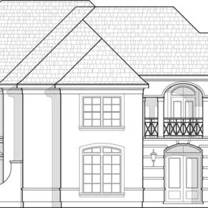Two Story House Plan C9119