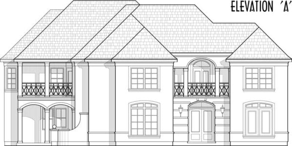 Two Story House Plan C9119