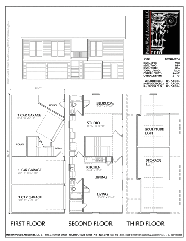 Urban House Plan D3240