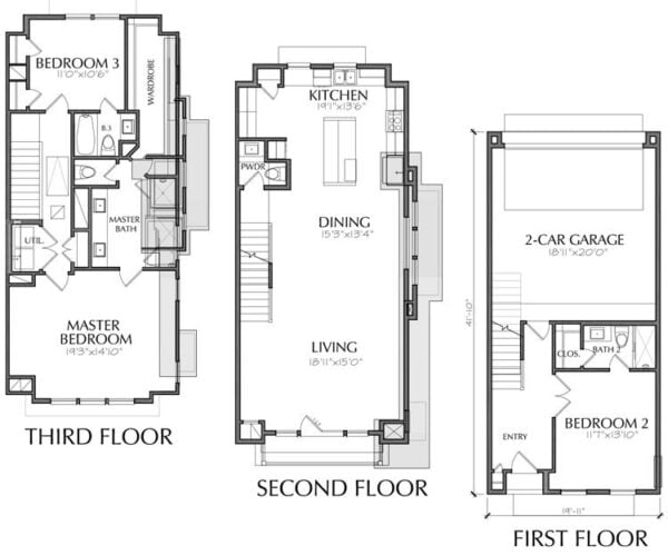 Townhouse Plan E2036 C2.1