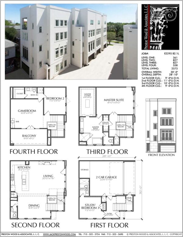 Townhouse Plan E2295 B2.1