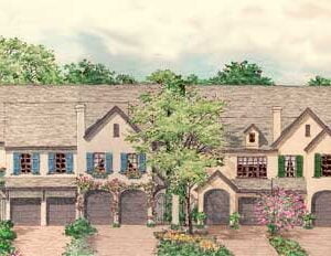 Duplex Townhome Plan C6295 A