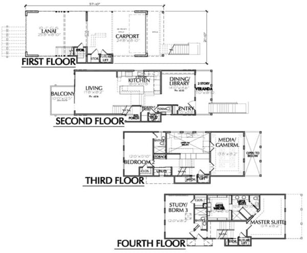 Townhouse Plan D9033