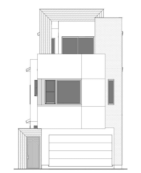 Townhouse Plan E3107 A1.1