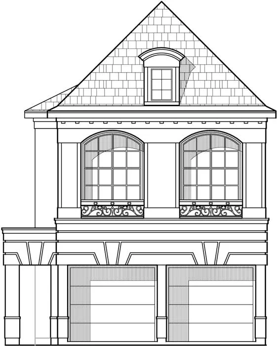 Urban House Plan C9174