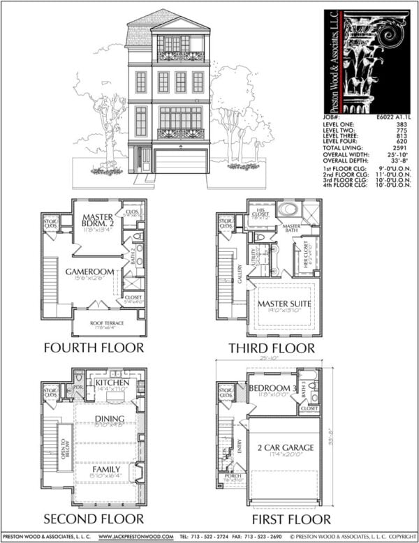 Townhouse Plan E6022