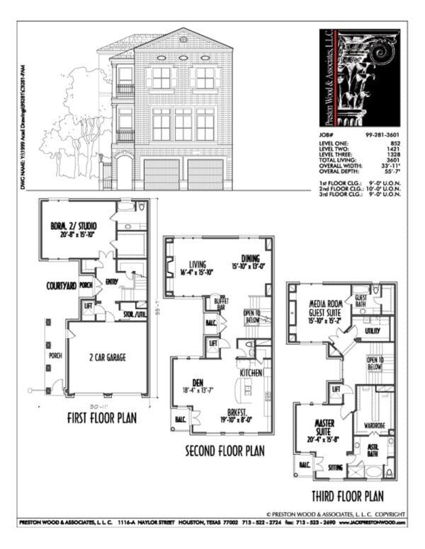 Urban House Plan C9281