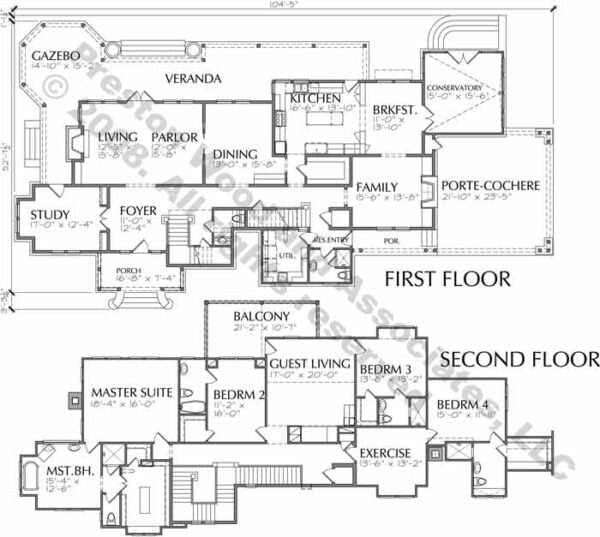 Two Story Home Plan C9298