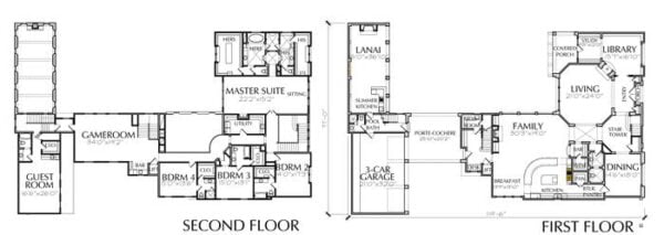 Two Story House Plan D6220