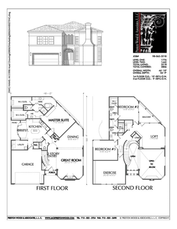 Urban House Plan C8065