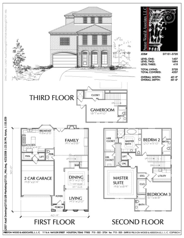 Urban House Plan D7101