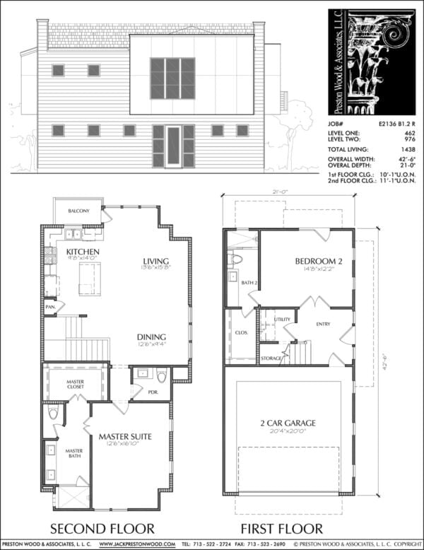 Townhouse Plan E2136 B1.2