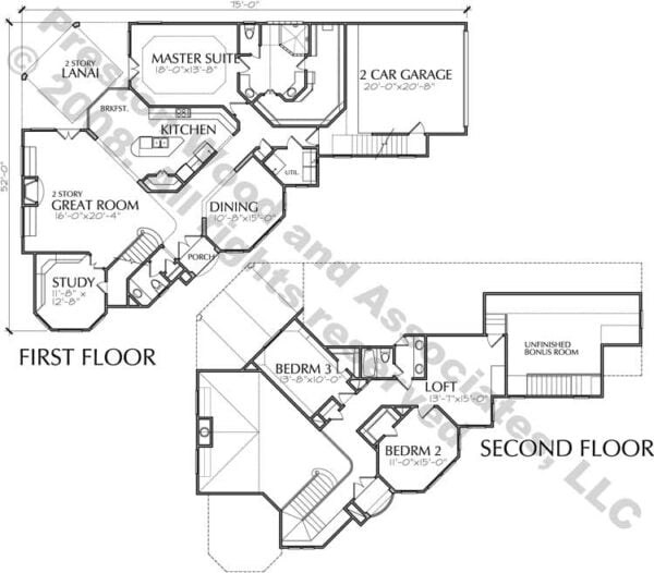 Traditional Style House Plan C8129