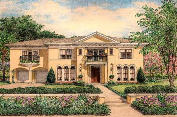 Eclectic Style Home Plan aD0256